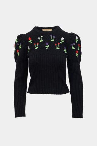 Cormio Wool Embroidered Sweater