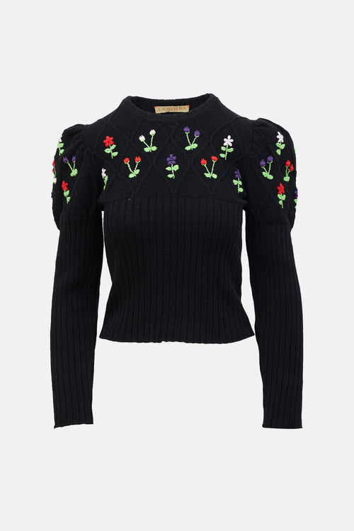 Cormio Wool Embroidered Sweater