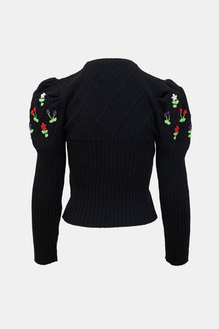 Cormio Wool Embroidered Sweater