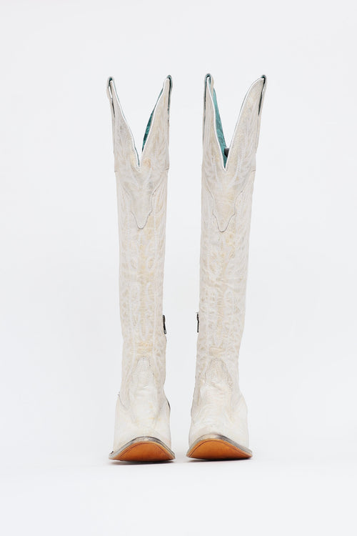 Corral Distressed Tall Western Boot