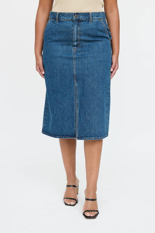 CO Denim Midi Skirt