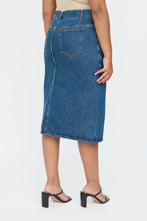 CO Denim Midi Skirt