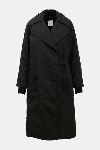 Costume National Nylon 2-in-1 Trench Coat