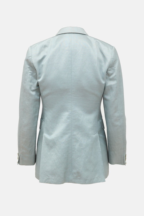 Costume National Satin Single Button Blazer
