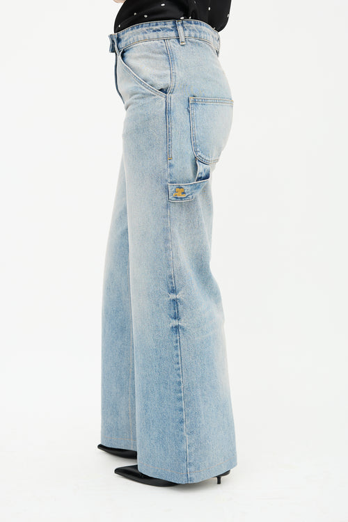 Courrèges Baggy Wide Leg Jeans