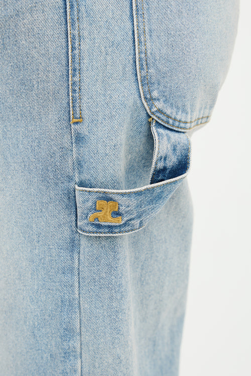 Courrèges Baggy Wide Leg Jeans