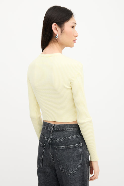 Courrèges Criss Cross Logo Top