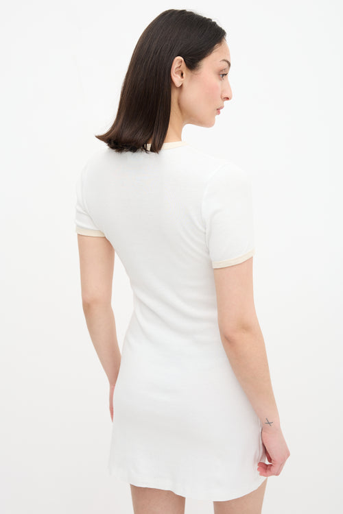 Cutout Logo T-Shirt Dress