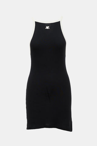 Courrèges Logo Halter Tank Dress