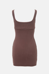 Courrèges Ribbed Garter Mini Dress