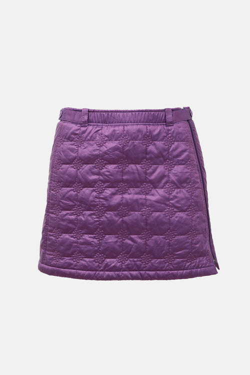 Courrèges Sport Futur Quilted Skirt