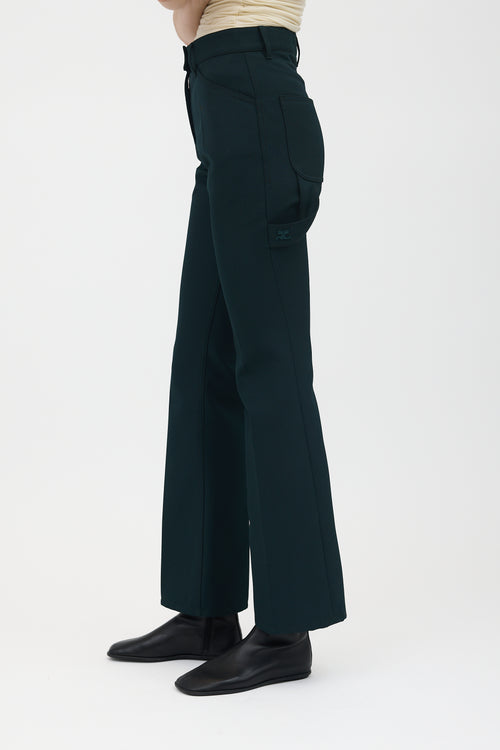 Courrèges Twill Logo Pant