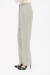 Courrèges Vintage Wool Straight Leg Trouser