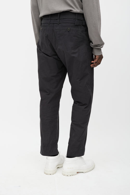 Craig Green Black Five Pocket Cuffed Trousers