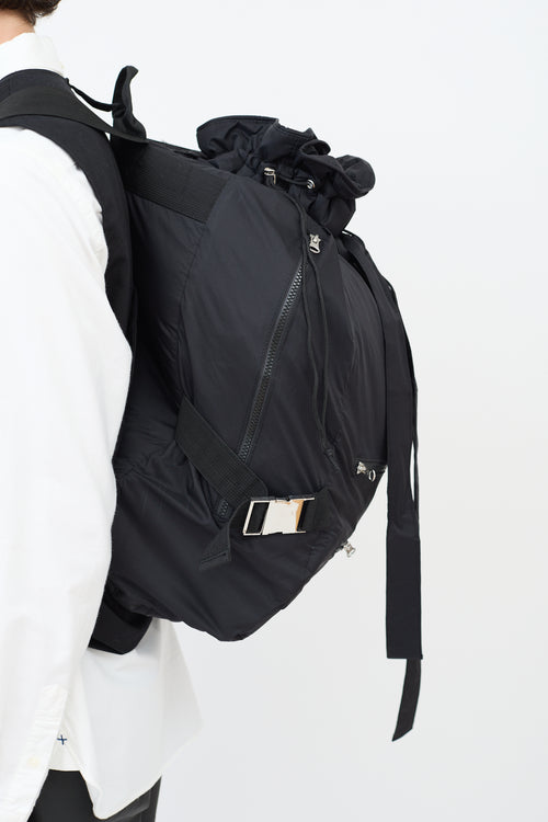 Craig Green X Bjorn Borg FW 2016 Black Drawstring Backpack