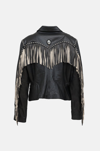 VSP Archive Fringe Leather Jacket