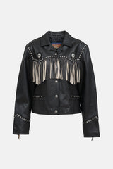 VSP Archive Fringe Leather Jacket