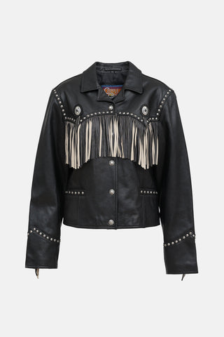 VSP Archive Fringe Leather Jacket