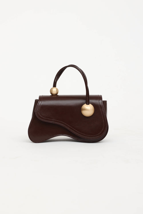 Cult Gaia Leather Kazia Bag