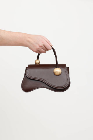Cult Gaia Leather Kazia Bag