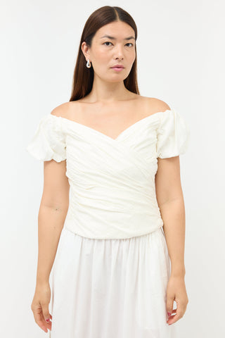 Cult Gaia Helene Gathered Top