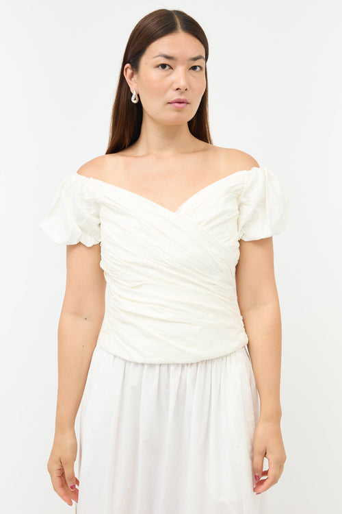 Cult Gaia Helene Gathered Top