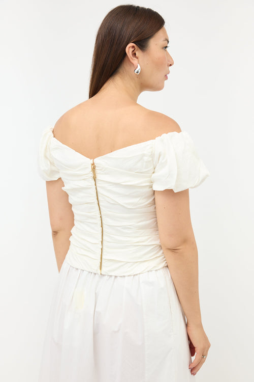 Cult Gaia Helene Gathered Top