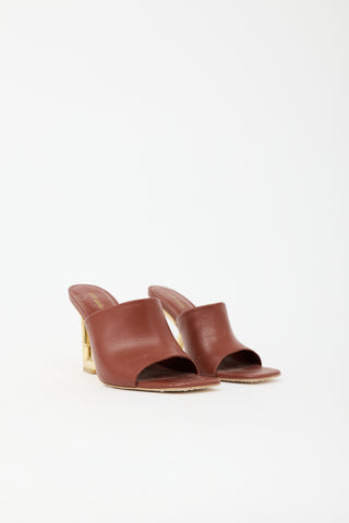 Cult Gaia Leather Astraea Sandal