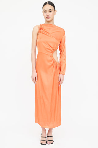 Cult Gaia Cut Out Asymmetrical Dress