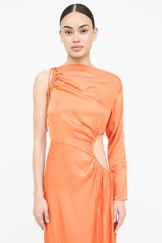 Cult Gaia Cut Out Asymmetrical Dress