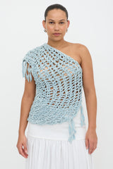 Cult Gaia Crochet Owen Top