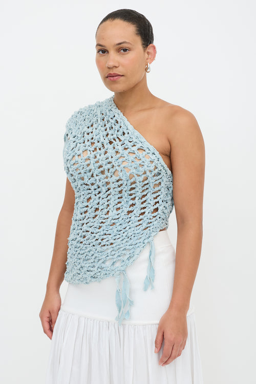 Cult Gaia Crochet Owen Top