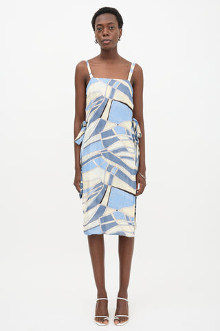 Cult Gaia Printed Este Tunic Top