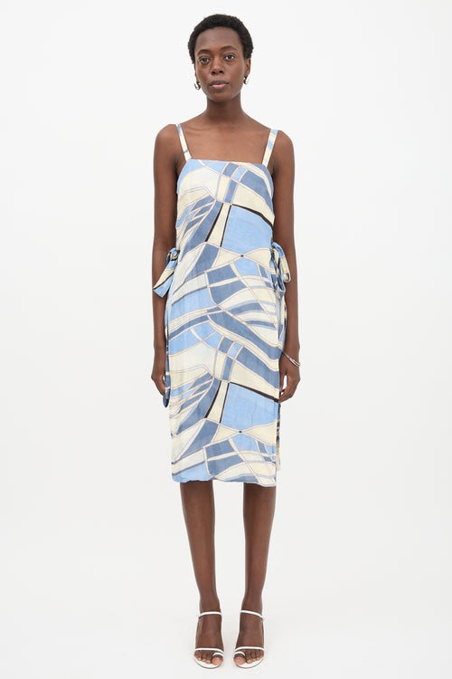 Cult Gaia Printed Este Tunic Top