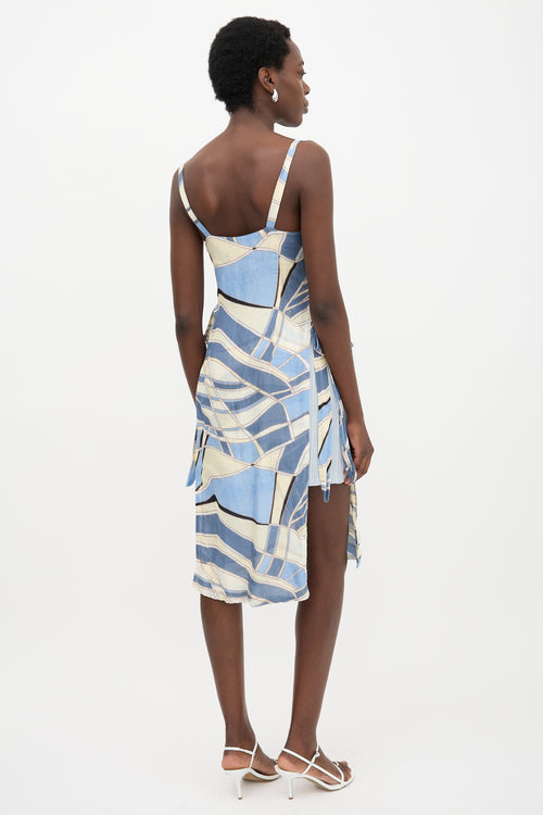 Cult Gaia Printed Este Tunic Top