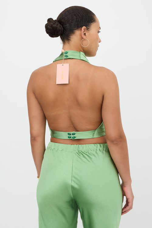 Cult Gaia Satin Co-Ord Set