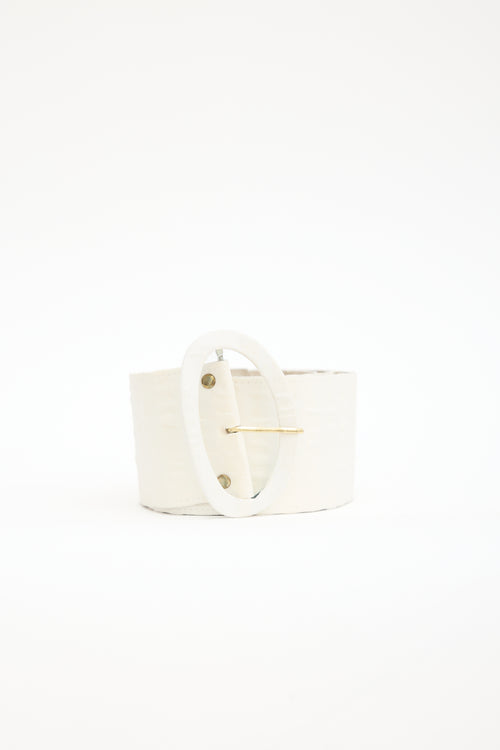 Cult Gaia Striped Wide Lia Belt