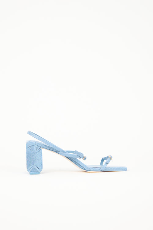 Cult Gaia Leather Maeve Sandal