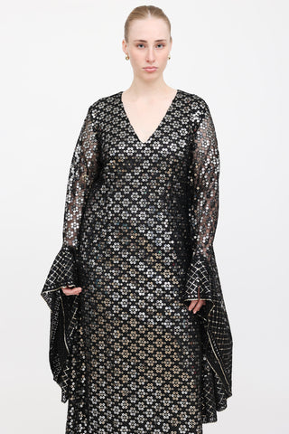 VSP Archive Sequin Mesh Gown