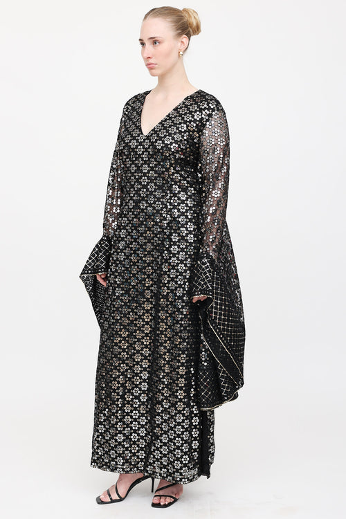 VSP Archive Sequin Mesh Gown