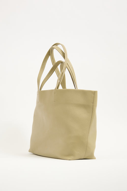 Cuyana Sage Green Leather Classic Easy Tote