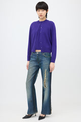 Dolce & Gabbana 2001 Distressed Safety Pin Jeans