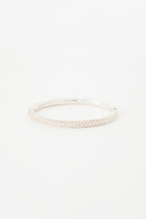 David Yurman Sterling Silver Sculpted Cable Bangle