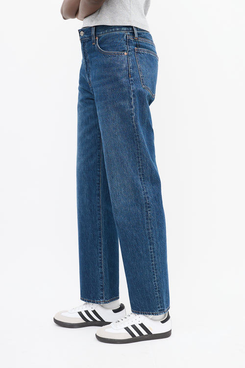 Medium Wash 90s Marlo Hi-Rise Baggy Jeans