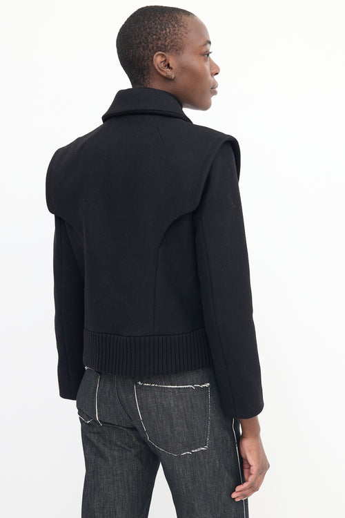 Derek Lam Black Wool & Cashmere Jacket