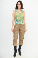 Dolce & Gabbana D&G Mesh Tie Dye Top