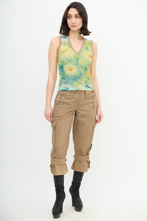 Dolce & Gabbana D&G Mesh Tie Dye Top