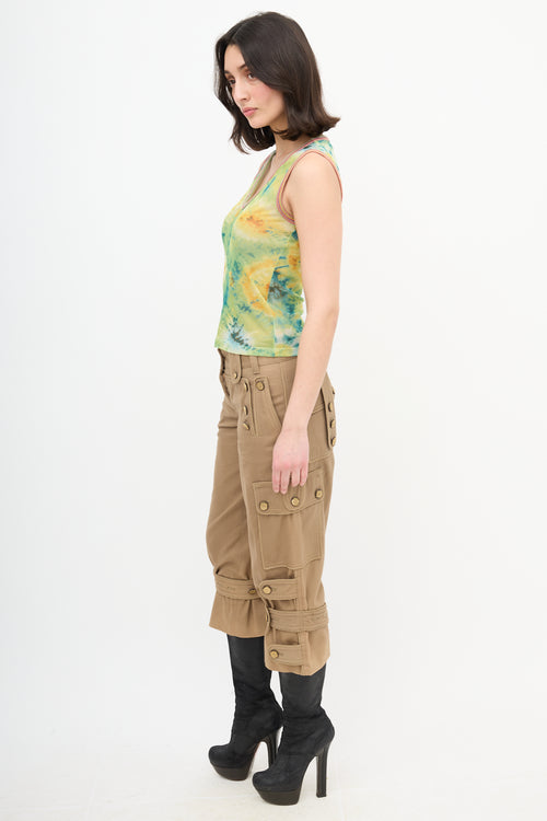 Dolce & Gabbana D&G Mesh Tie Dye Top