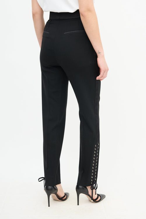 Dolce & Gabbana Lace Cuff Straight Trouser