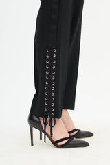 Dolce & Gabbana Lace Cuff Straight Trouser